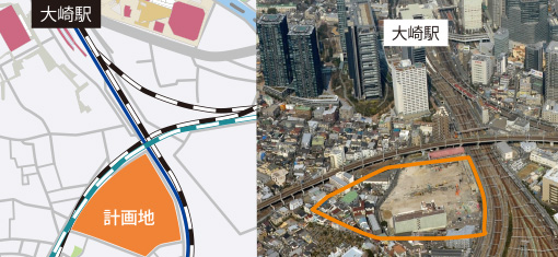 大崎駅西口大規模再開発